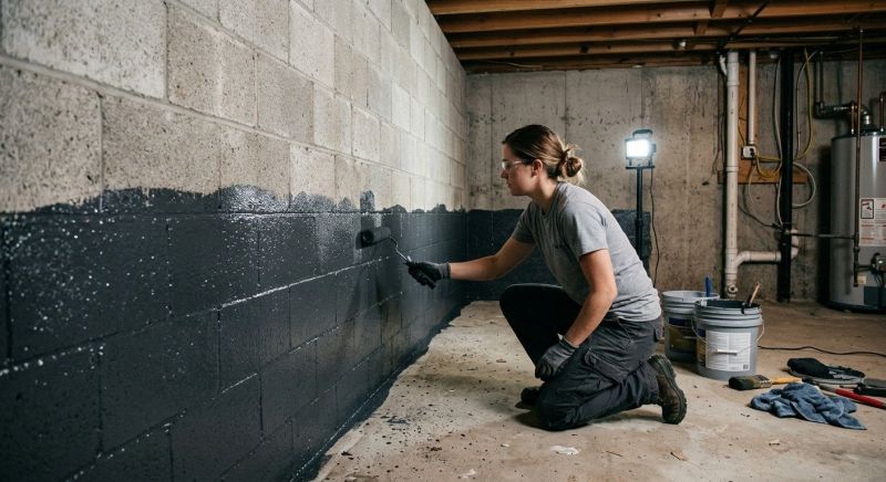 Basement Seepage Repair in Fredericksburg, VA