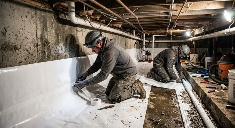 Basement Walls Waterproofing in Fort Myers, FL