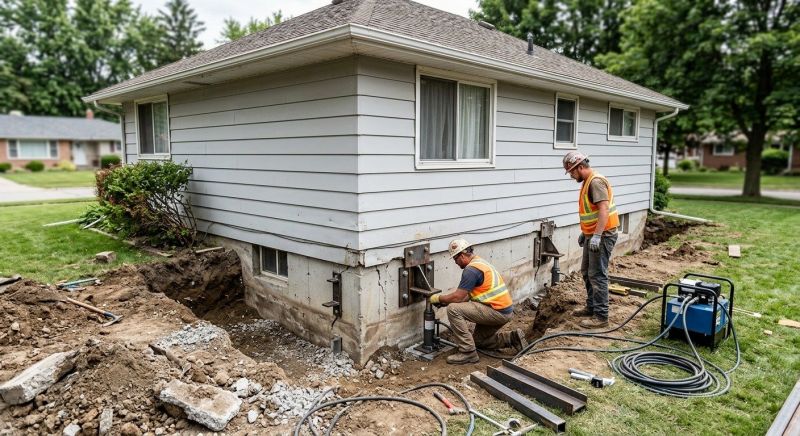Foundation Settlement Repair in Sarasota, FL